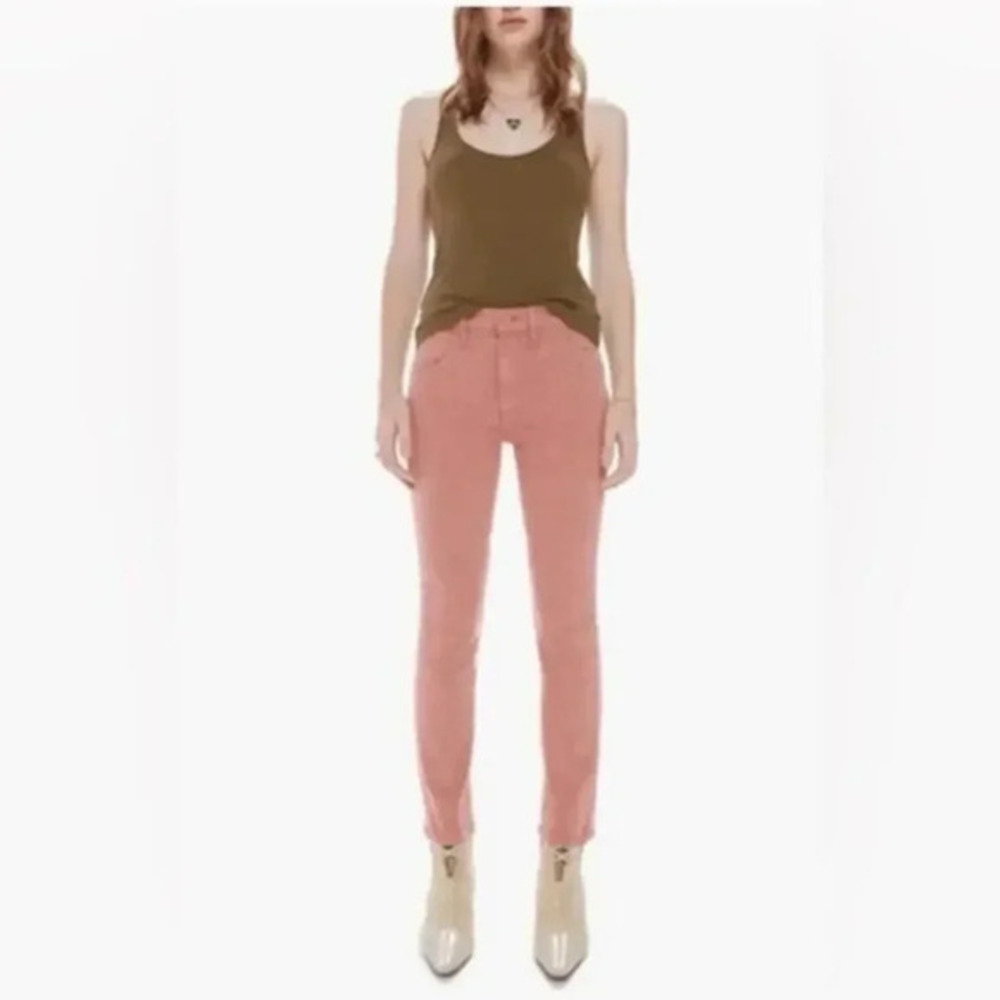 MOTHER | The Stash Mid Rise Dazzler Ankle Jeans in Desert Sand Size 25 B1808